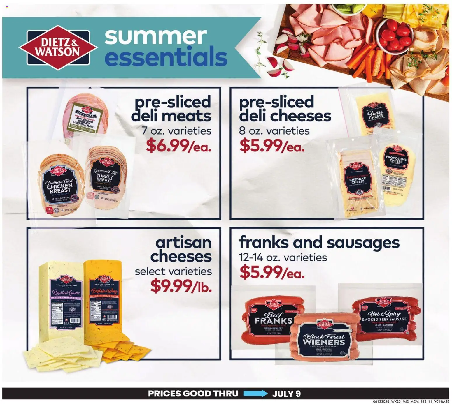 Acme Big Book of Savings - valid from 12.06.2026 | Page: 11 | Products: Ham, Beef, Sausage, Garlic