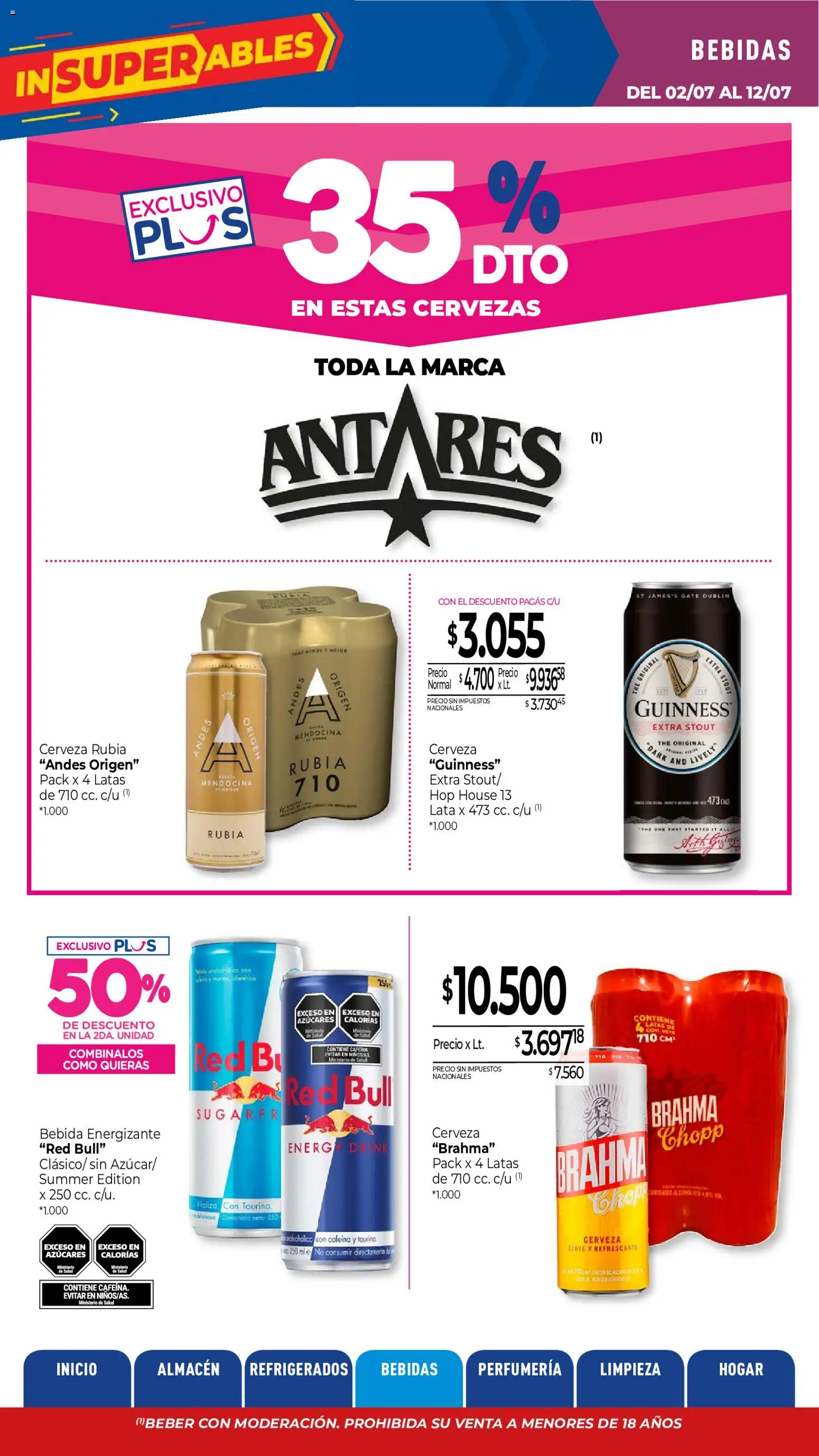 La Anonima catálogo │ válido desde el 02/07/2026 | Página: 24 | Productos: Cerveza