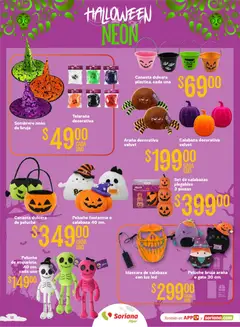 Vista previa de Soriana Híper - Halloween y Día de muertos, nuevo folleto de la tienda, válido en México a partir del 01/10/2026 | Página: 12 | Productos: Sombrero, Luz LED, Máscara, Dulcera