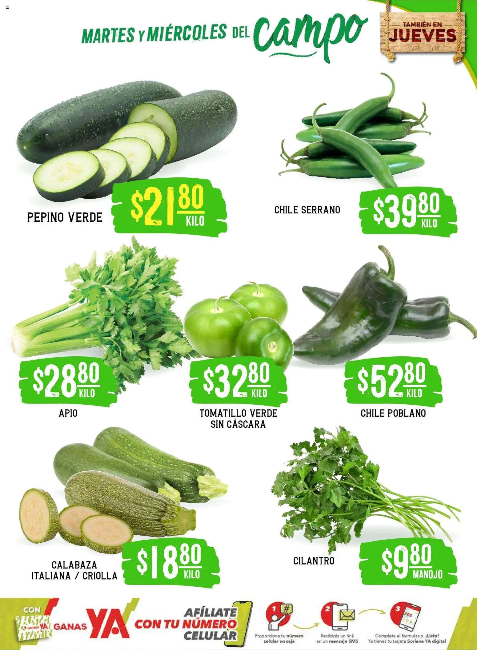 Nuevas ofertas de Soriana válidas en toda la República Mexicana desde el 28/07/2026. ¡Encuentra las mejores ofertas en Soriana Martes y Miércoles del Campo Súper: Tijuana, Mexicali, Ensenada, San Luis Río Colorado y Tecate! | Página: 3 | Productos: Apio, Caja