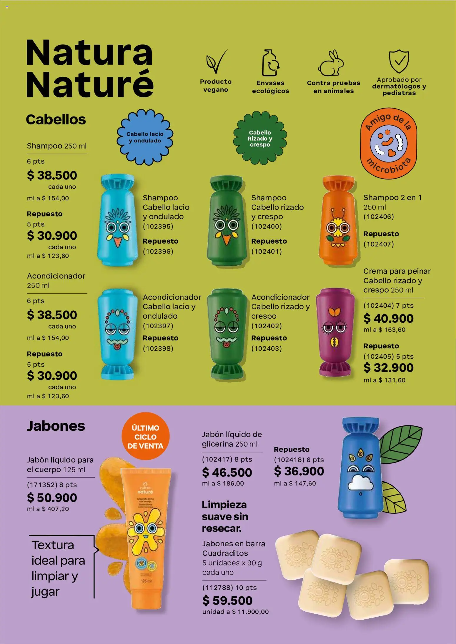 Natura revista - valida desde el 11.06.2026 | Página: 156 | Productos: Crema, Shampoo, Acondicionador, Jabón