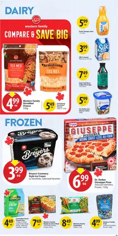 Preview of Save on foods weekly flyer / circulaire from shop Save on foods valid from 18.06.2026 | Page: 21 | Products: Ice cream, Milk, Coffee, Juice