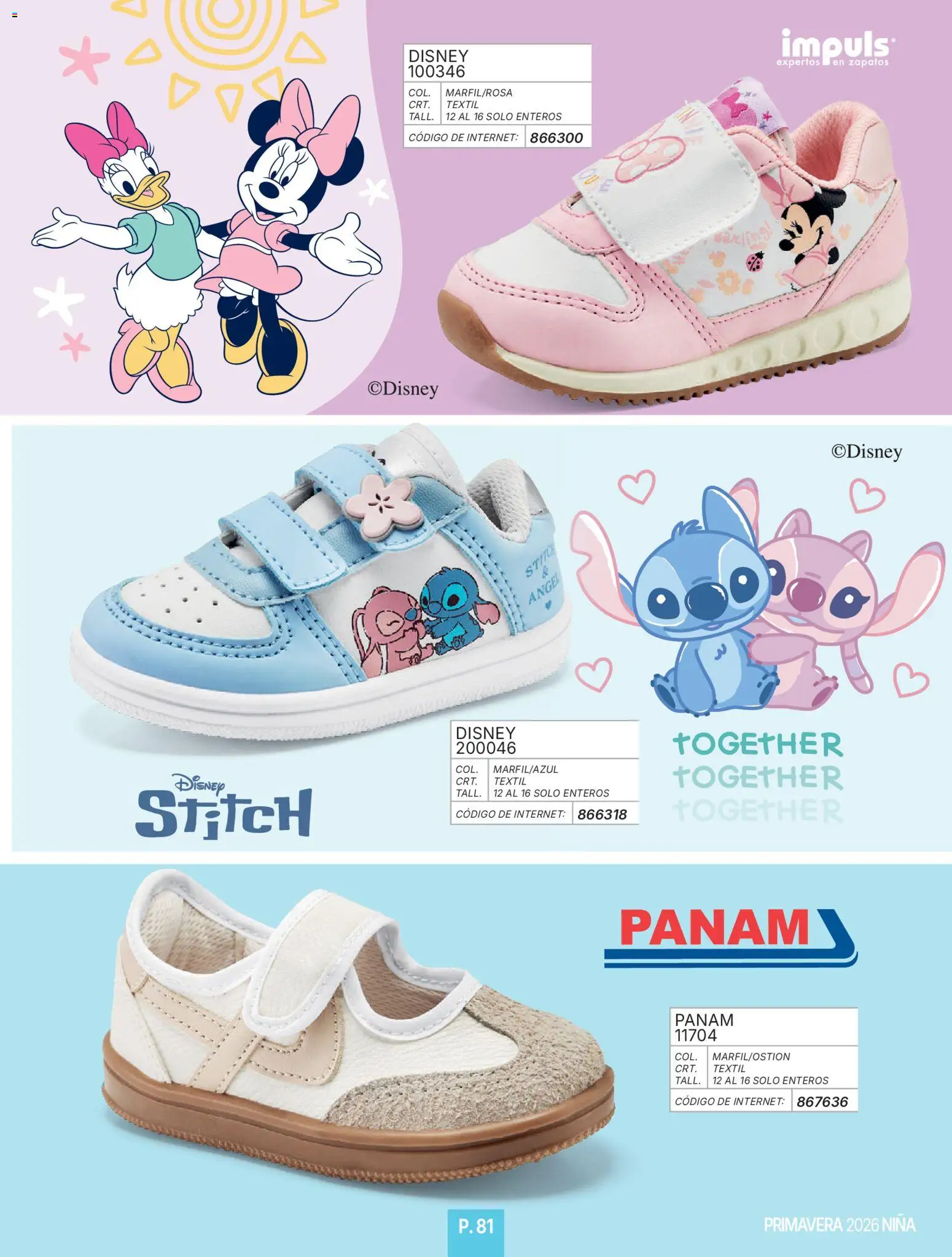 Nuevas ofertas de Impuls válidas en toda la República Mexicana desde el 01/01/2026. ¡Encuentra las mejores ofertas en Impuls catálogo Niña! | Página: 83 | Productos: Zapatos