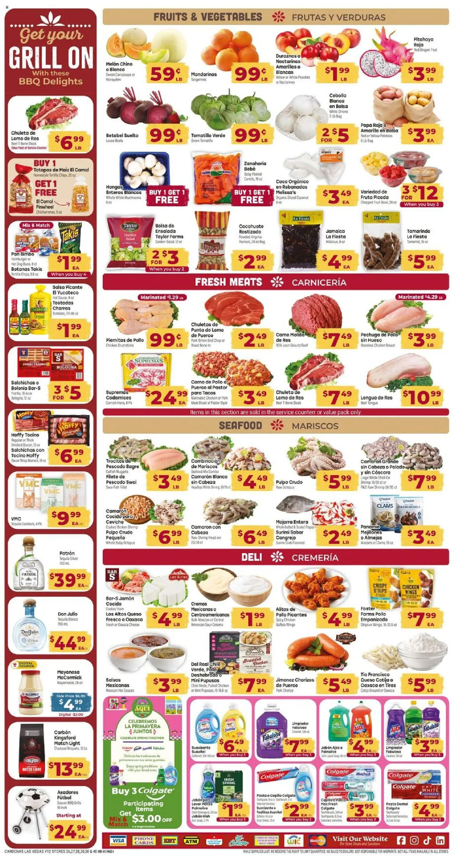 Cardenas Weekly Ad - NV - valid from 17.06.2026 | Page: 4 | Products: Pan, Ham, Pork, Cap