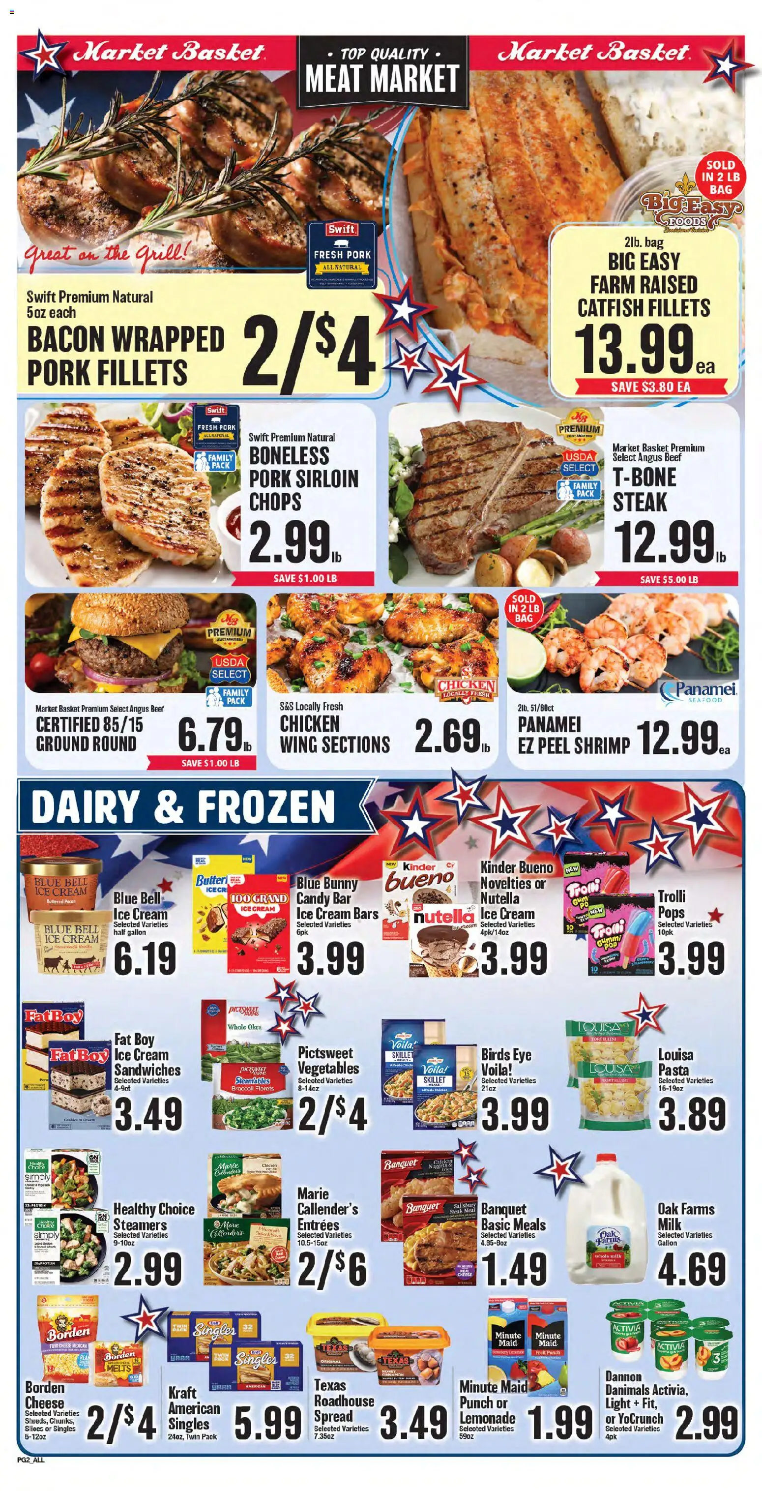 Market Basket Weekly Ad - valid from 07/15/2026 | Page: 4 | Products: Broccoli, Basket, Milk, Cream
