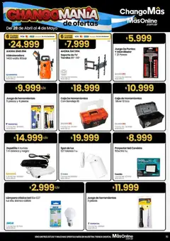 Vista previa Changomas ofertas válido desde el 05.05.2026 | Página: 15 | Productos: Caja de herramientas, Lámpara, Bandeja, Hidrolavadora