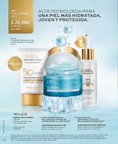 Catálogo L'Bel Campaña 13 válido desde el 27.07.2026 | Página: 22 | Productos: Protector solar, Sobre, Crema