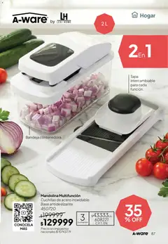 Vista previa Tupperware Folleto válido desde el 28.04.2026 | Página: 88 | Productos: Mandolina, Bandeja