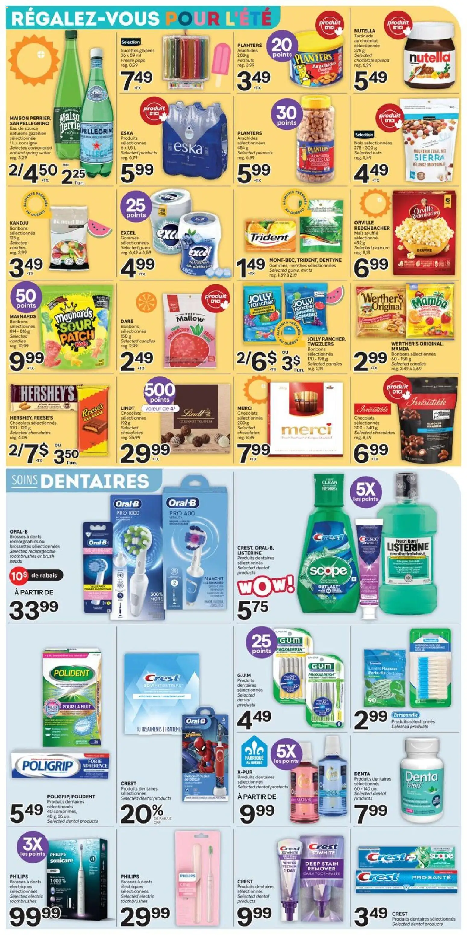 Brunet flyer valid from Jul 23, 2026 | Page: 7 | Products: Lindt, Nutella, Spread, Spring water