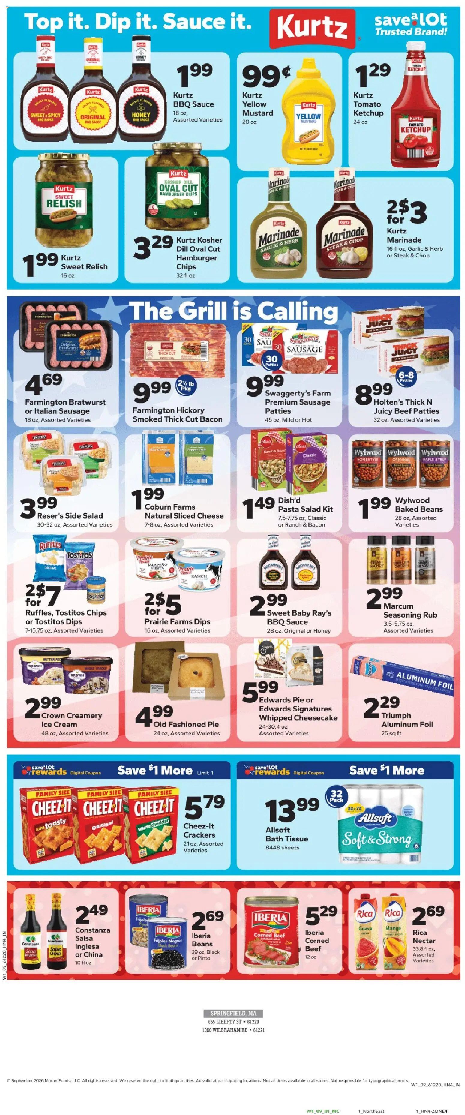 Save a Lot Weekly Ad - valid from 09/02/2026 | Page: 2 | Products: Foil, Syrup, Bacon, Beans