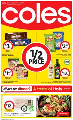 Preview of Coles catalogue WA - valid from 01/07/2026