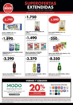Vista previa Disco - Superofertas extendidas - Cruz del Eje y Jesus Maria válido desde el 15/09/2026