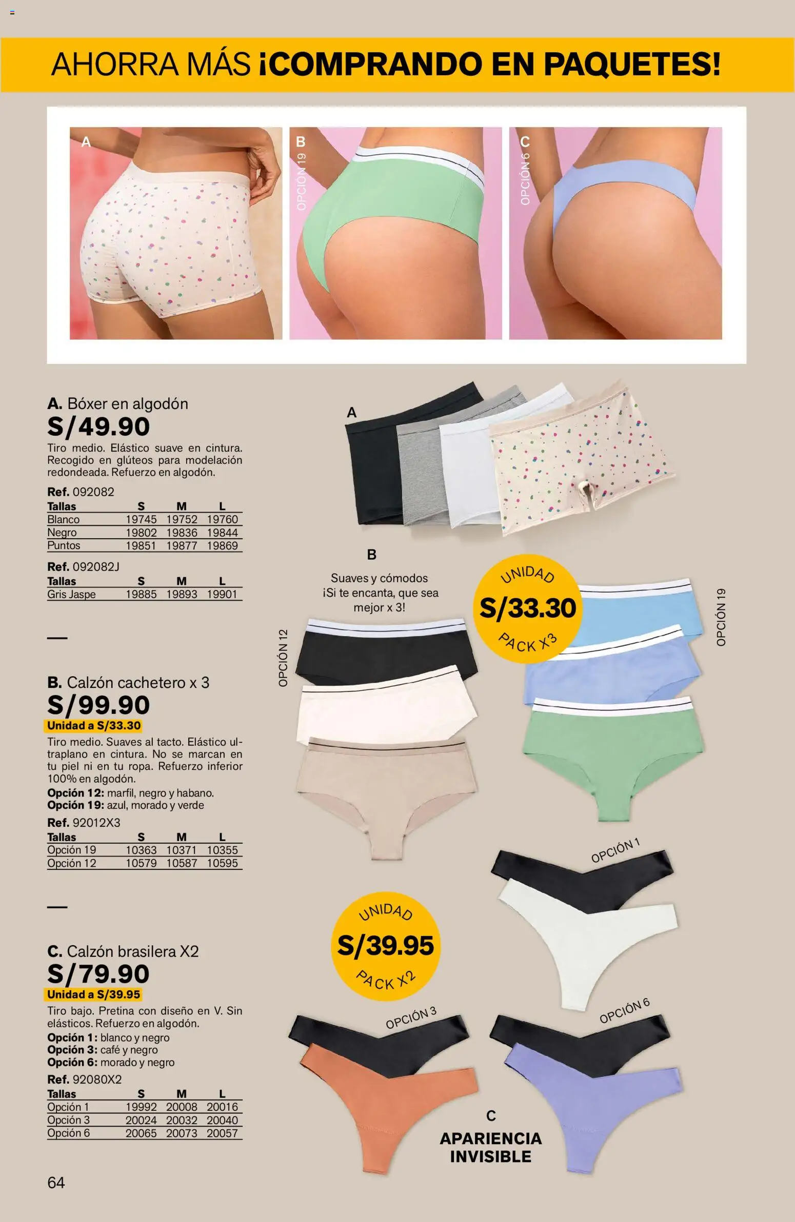Catálogo Leonisa válido desde 04/08/2026 | Página: 64 | Productos: Café, Té