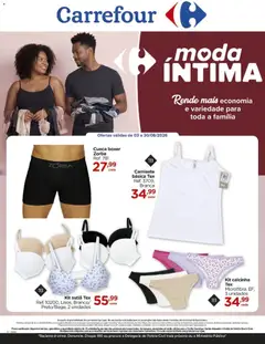 Carrefour ofertas Moda Íntima - Pré-Visualização do folheto da loja Carrefour, válido de 03/08/2026
