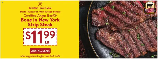 Preview of Fresh Thyme weekly ads valid from 06/24/2026