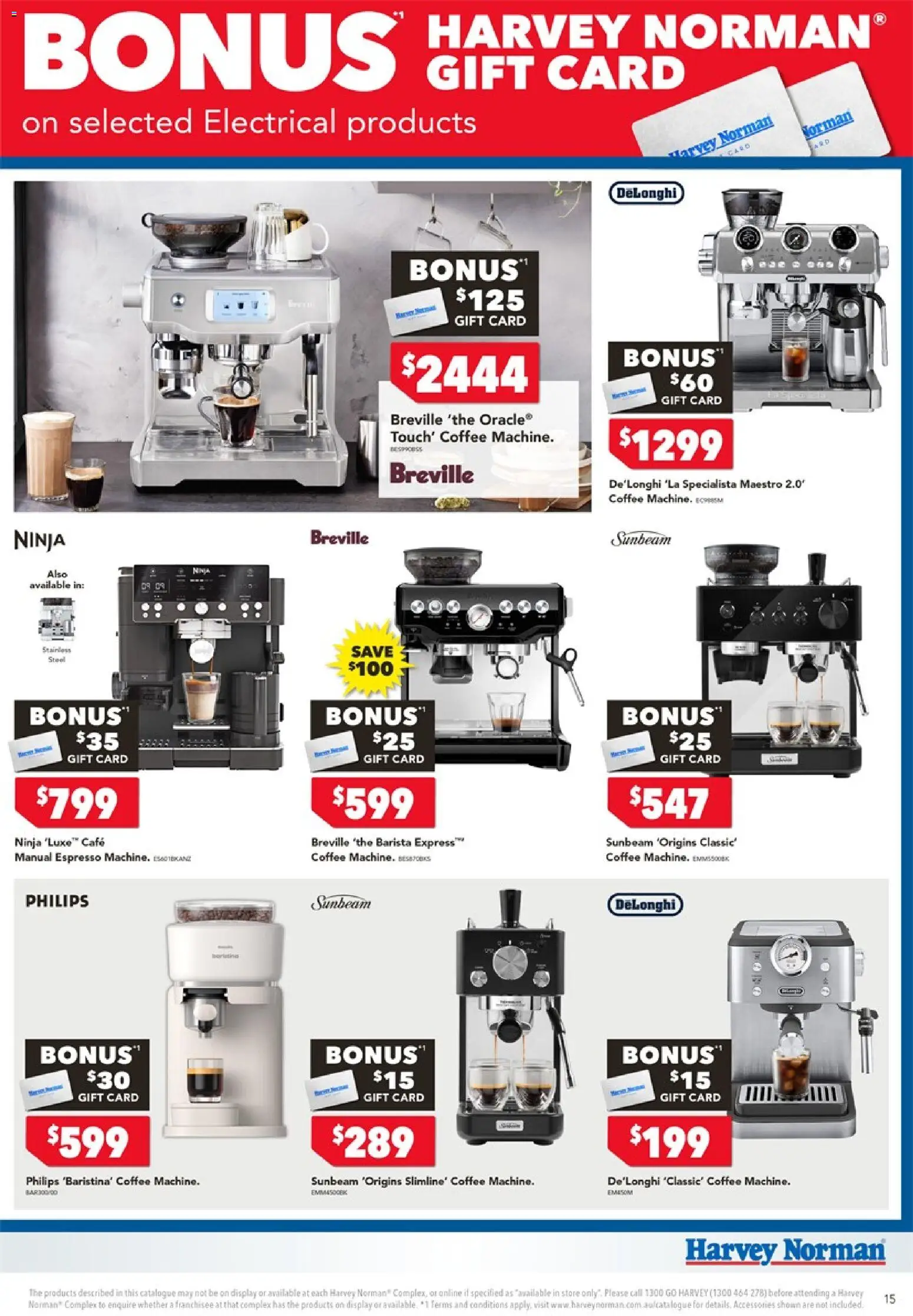 Harvey Norman catalogue - valid from 18.05.2026 | Page: 15 | Products: Coffee, Accessories