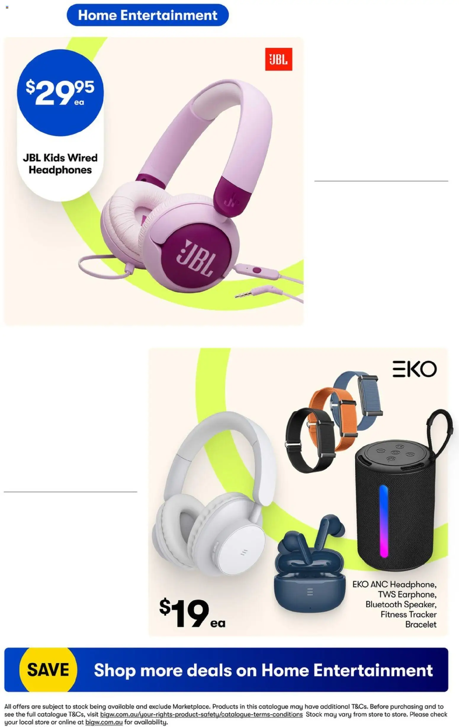 Big W catalogue - valid from 06/08/2026 | Page: 43 | Products: Bracelet, Headphones