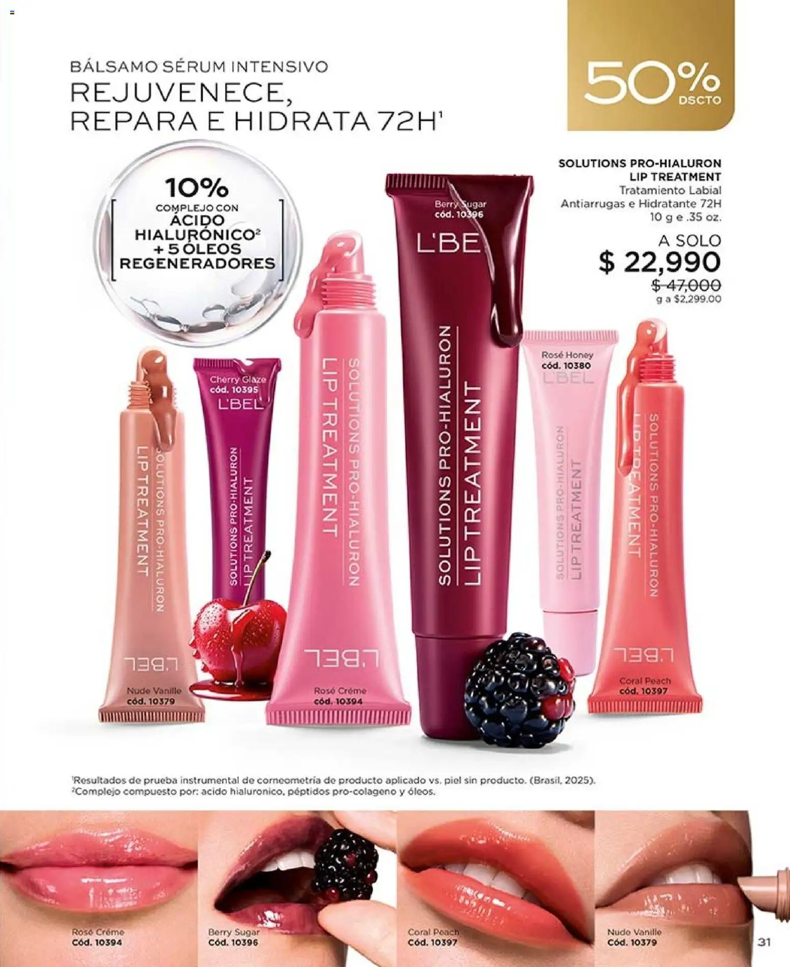 L'Bel revista - valida desde el 28/08/2026 | Página: 31 | Productos: Bálsamo, Serum