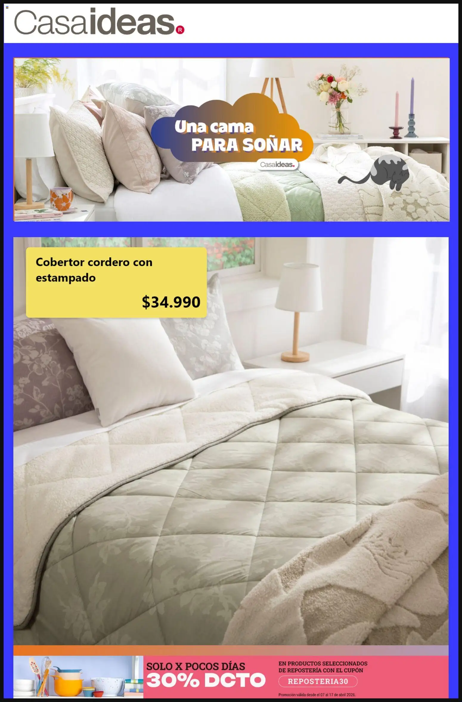 Casaideas Ofertas │ válido desde el 26.05.2026 | Página: 7 | Productos: Cobertor, Cama