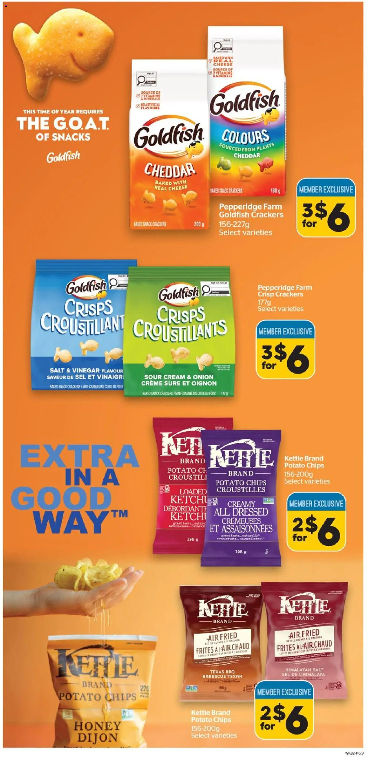 Calgary Co-op flyer valid from 11.06.2026 | Page: 9 | Products: Chips, Cream, Kettle, Cheese
