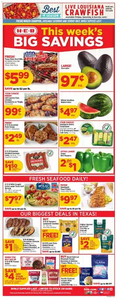 Preview of H-E-B weekly ads valid from 29.04.2026
