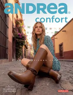 Vista previa de Andrea catálogo Calzado Confort, nuevo folleto de la tienda, válido en México a partir del 23/08/2026