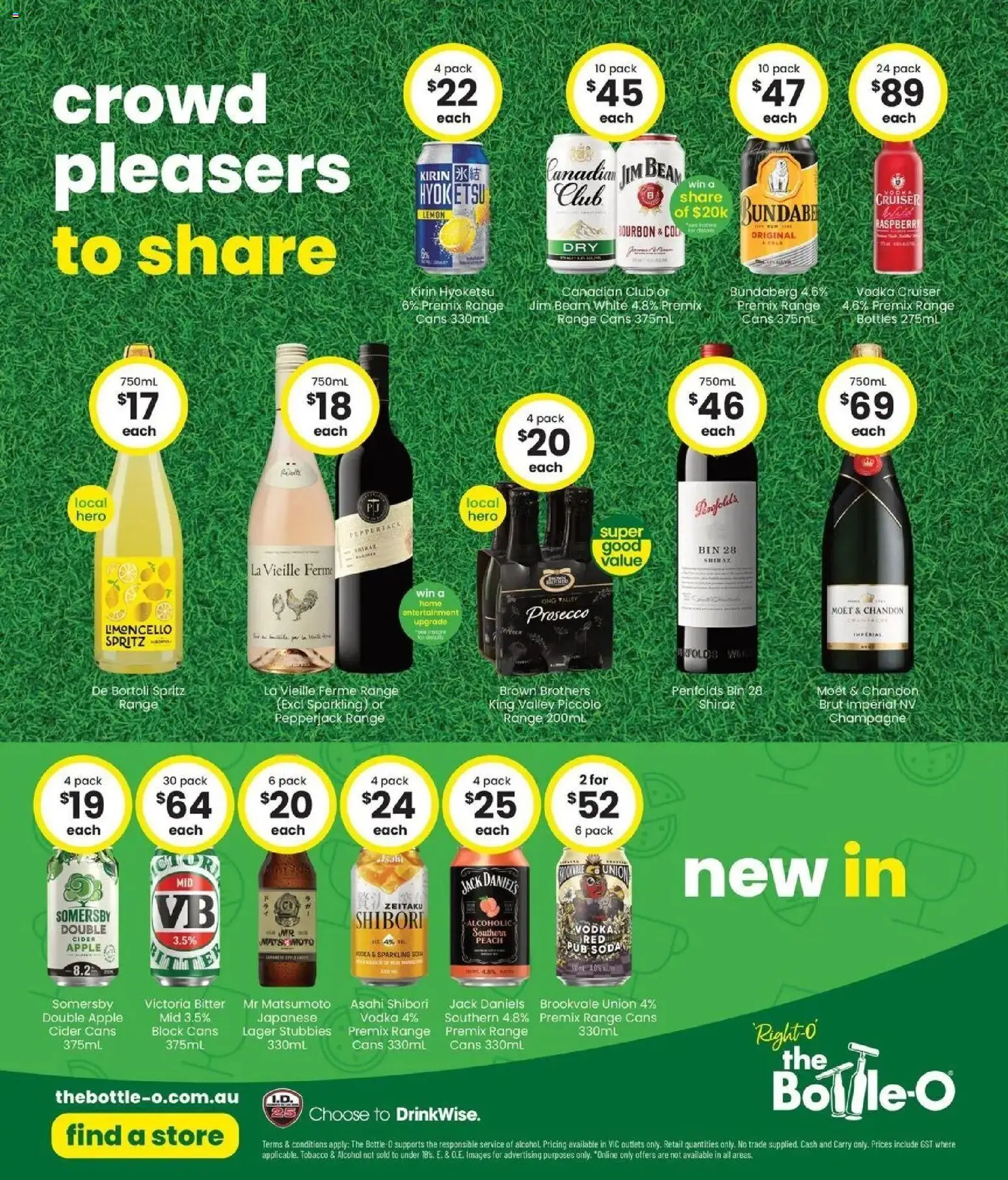 The Bottle-O - Good value booze for good value fans 14/09 - 14/09/2026 > weekly / monthly specials | Page: 8 | Products: Champagne, Wine, Lemon, Raspberry