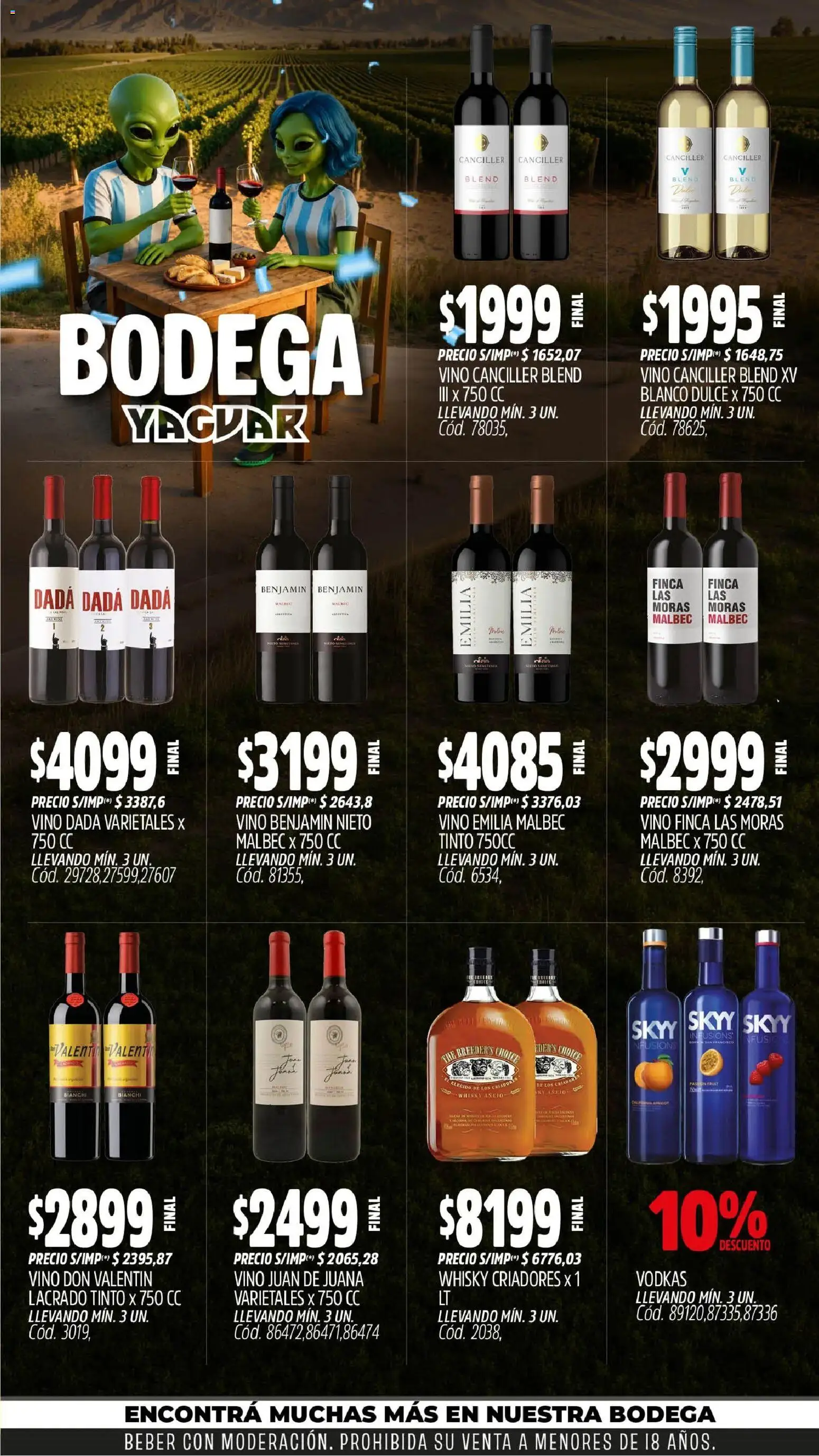 Yaguar - Oferta Semanal General Roca │ válido desde el 29/06/2026 | Página: 6 | Productos: Whisky, Vino