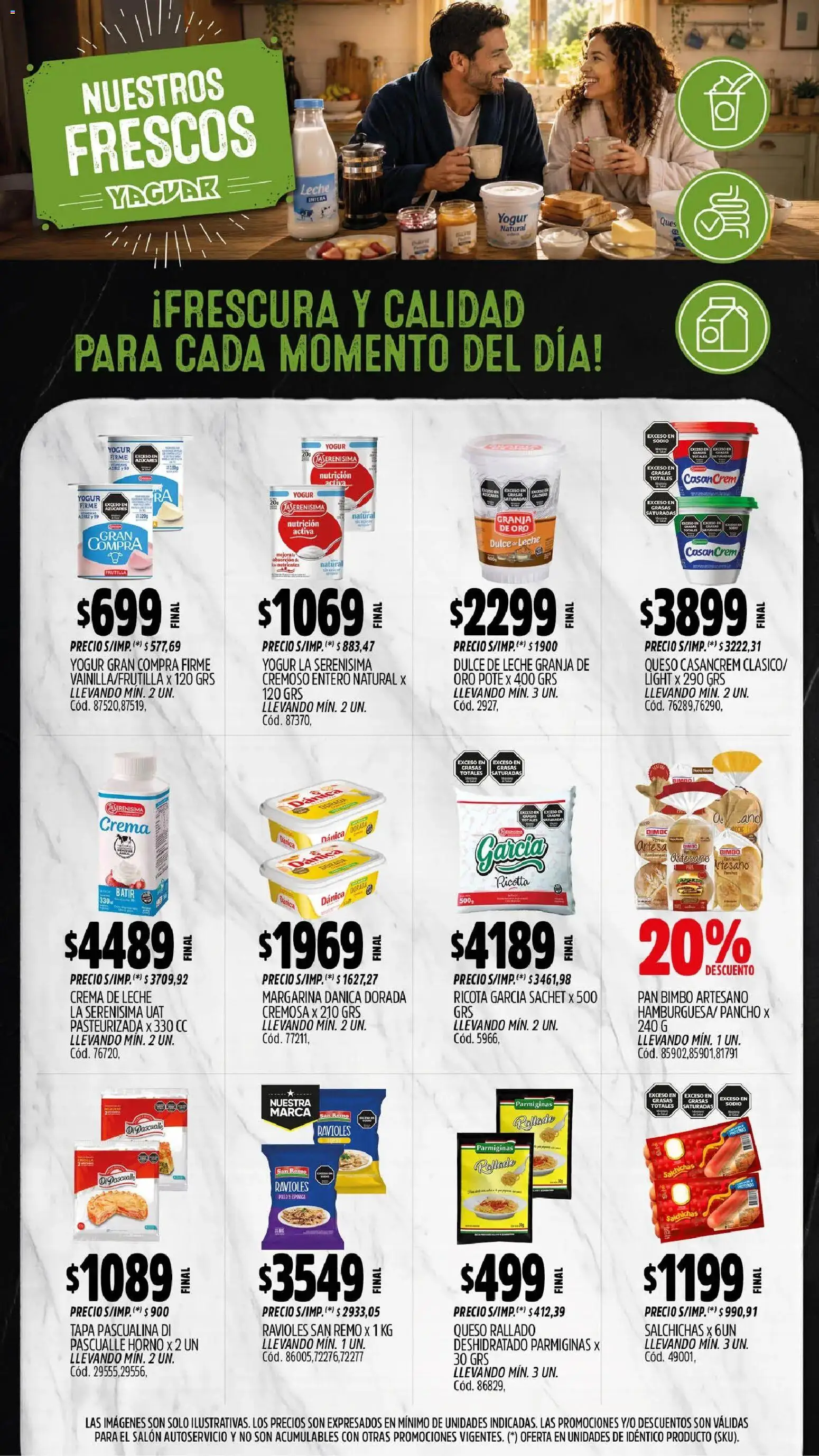 Yaguar - Oferta Semanal Córdoba │ válido desde el 31/08/2026 | Página: 10 | Productos: Horno, Frutilla, Papa, Ravioles