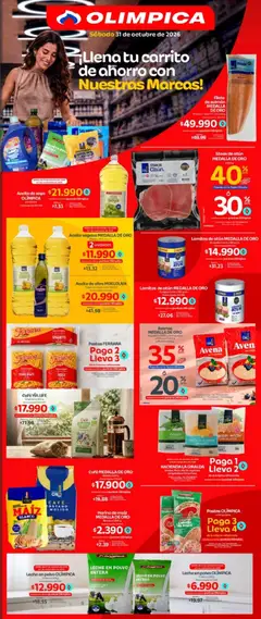 Olímpica catálogo Haz tu mercado completo con nuestras Marcas -  Vista previa de la revista de la tienda Olímpica valido desde el 31/10/2026