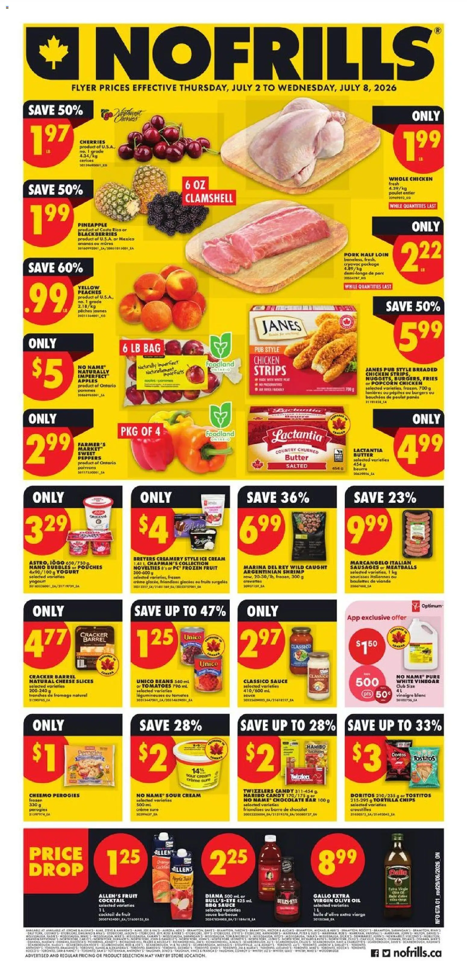 No Frills flyer valid from Jul 2, 2026 | Page: 1
