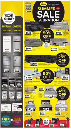 Preview of Leon's weekly flyer / circulaire from shop Leon's valid from Jul 16, 2026