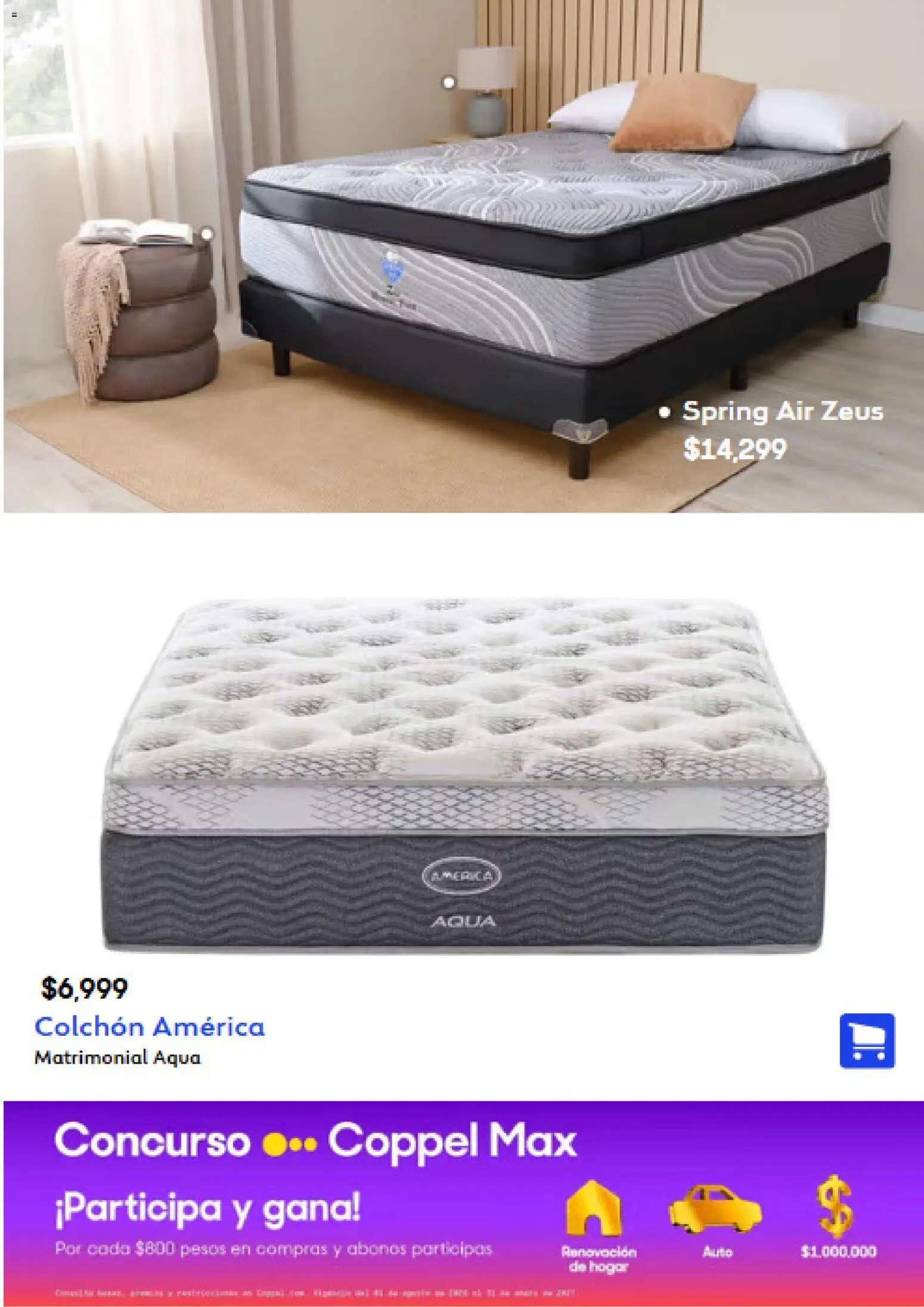 Coppel catálogo │ válido desde el 01/09/2026 | Página: 34 | Productos: Colchón