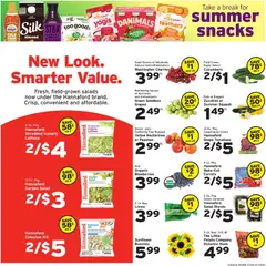 Preview of Hannaford weekly ads valid from 07/19/2026 | Page: 3 | Products: Squash, Spinach, Tomatoes, Bag
