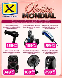 X Supermercados ofertas Mondial - Pré-Visualização do folheto da loja X Supermercados, válido de 21/10/2026
