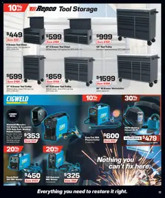 Preview of Repco catalogue - valid from 17/06/2026 | Page: 11 | Products: Drawer, Trolley, Cutter
