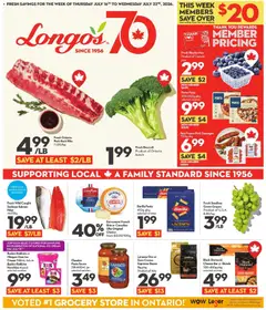 Preview of Longo's weekly flyer / circulaire from shop Longo's valid from Jul 16, 2026