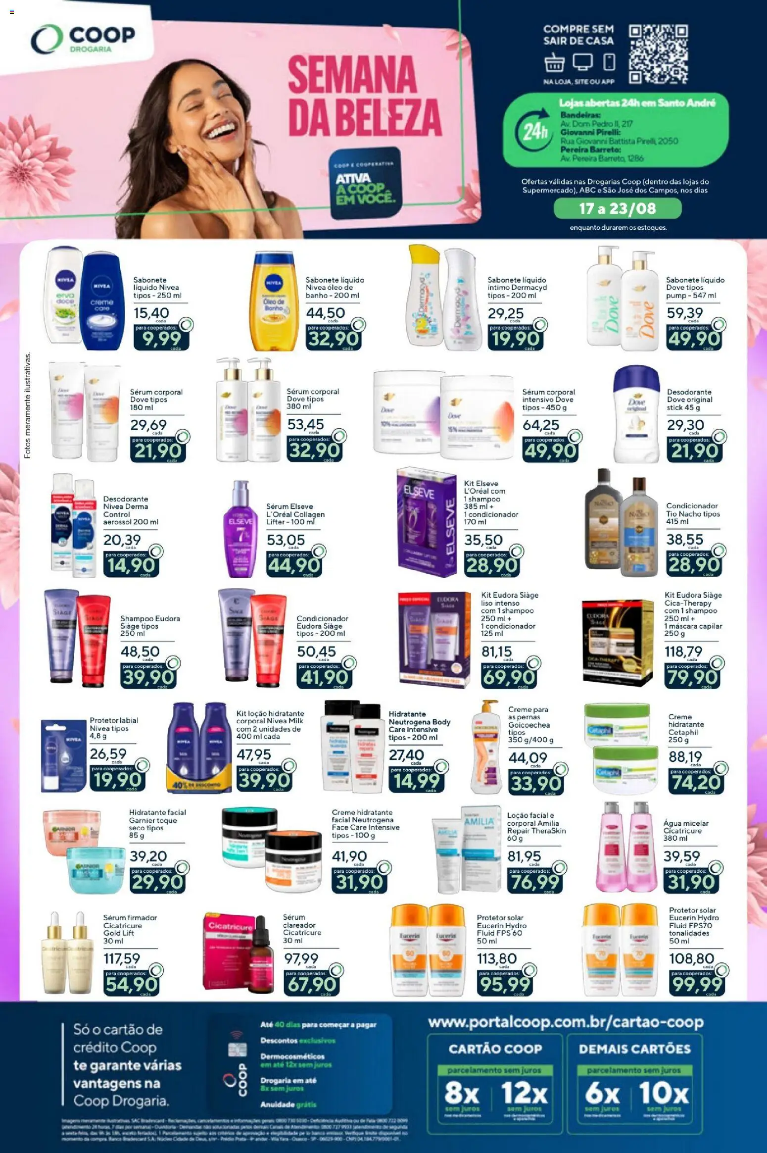 Coop Folheto - válido de 17/08/2026 | Página: 1 | Produtos: Creme, Doce, Body, Sabonete líquido
