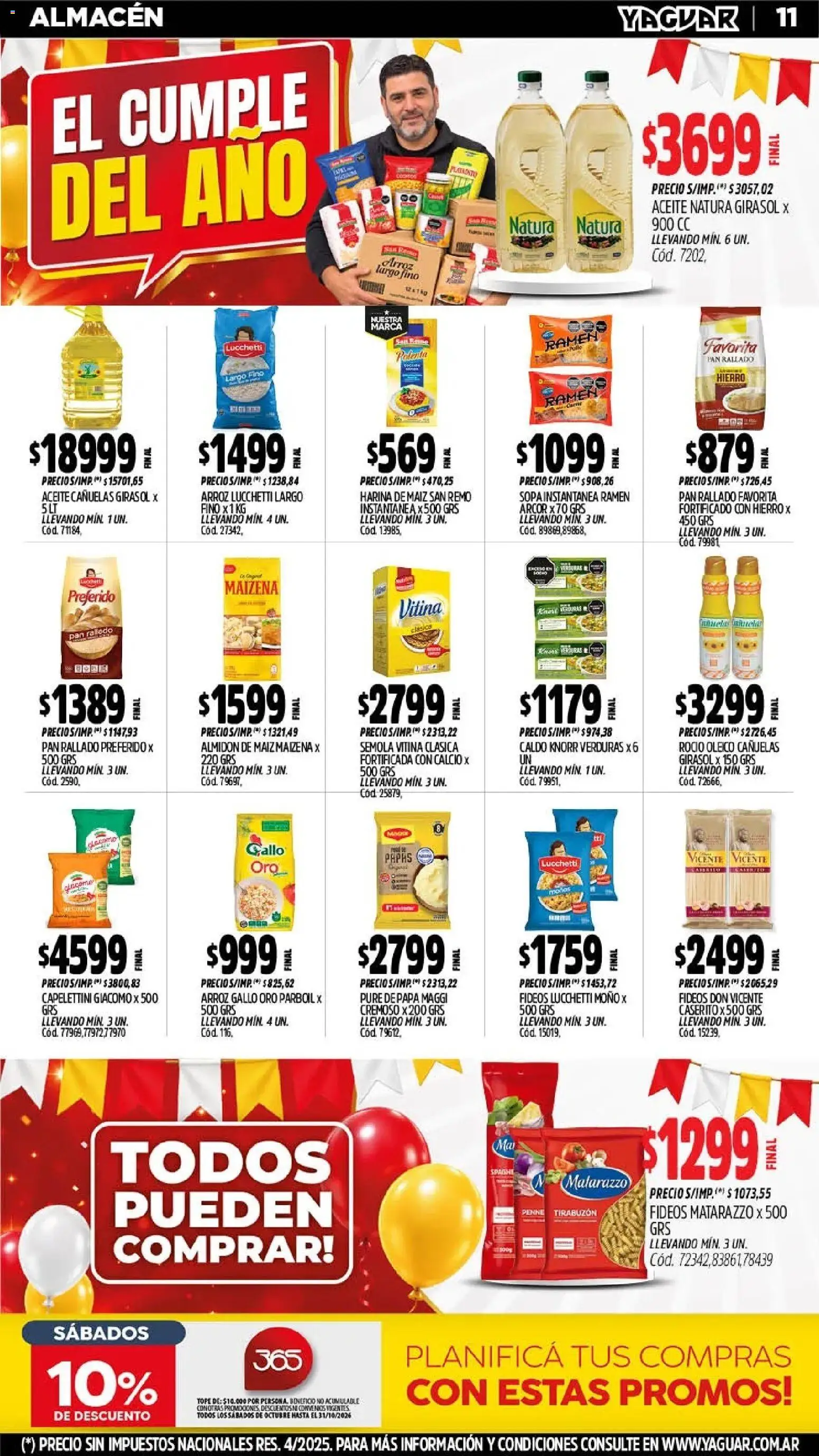 Yaguar - Oferta Semanal Mar del Plata │ válido desde el 19/10/2026 | Página: 12