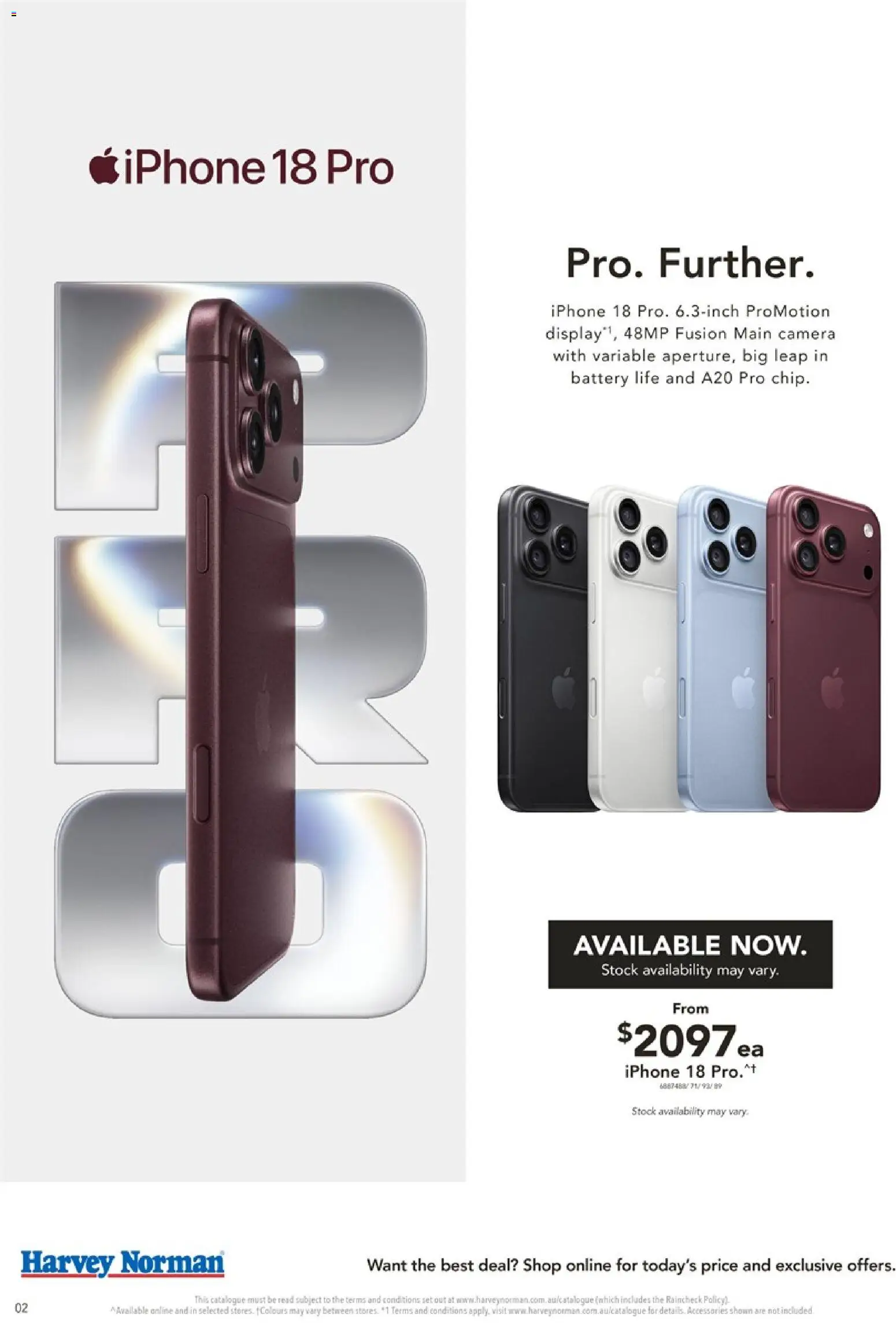 Harvey Norman catalogue - valid from 23/09/2026 | Page: 2 | Products: Battery, Accessories, Camera, Iphone