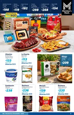 Vista previa de Sam's Club catálogo Cuponera, nuevo folleto de la tienda, válido en México a partir del 03/07/2026 | Página: 3