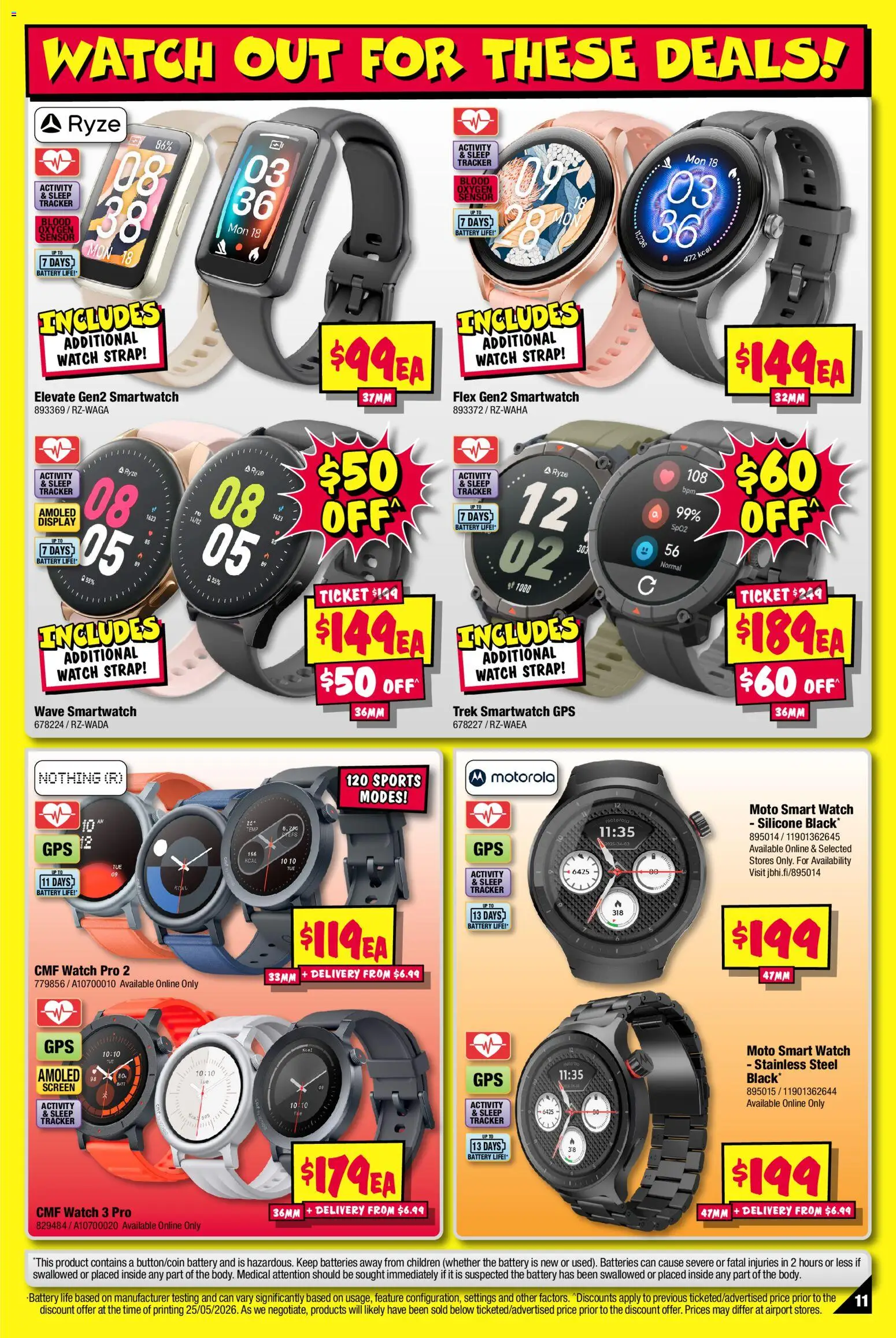 JB Hi-Fi catalogue - valid from 10.06.2026 | Page: 11 | Products: Battery, Batteries, Watch, Smartwatch