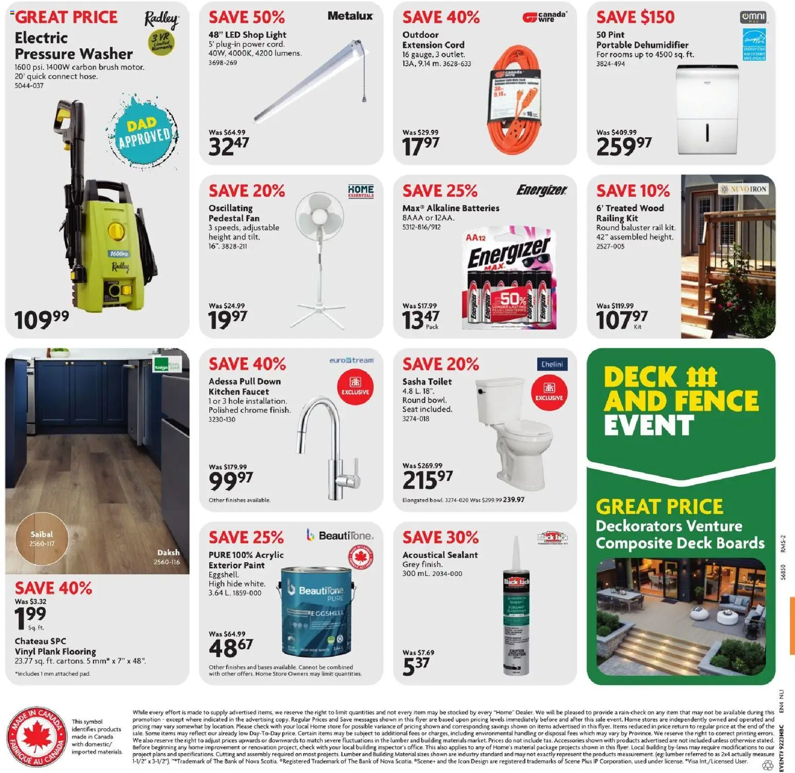 Home Hardware flyer valid from 04.06.2026 | Page: 2 | Products: Fan, Brush