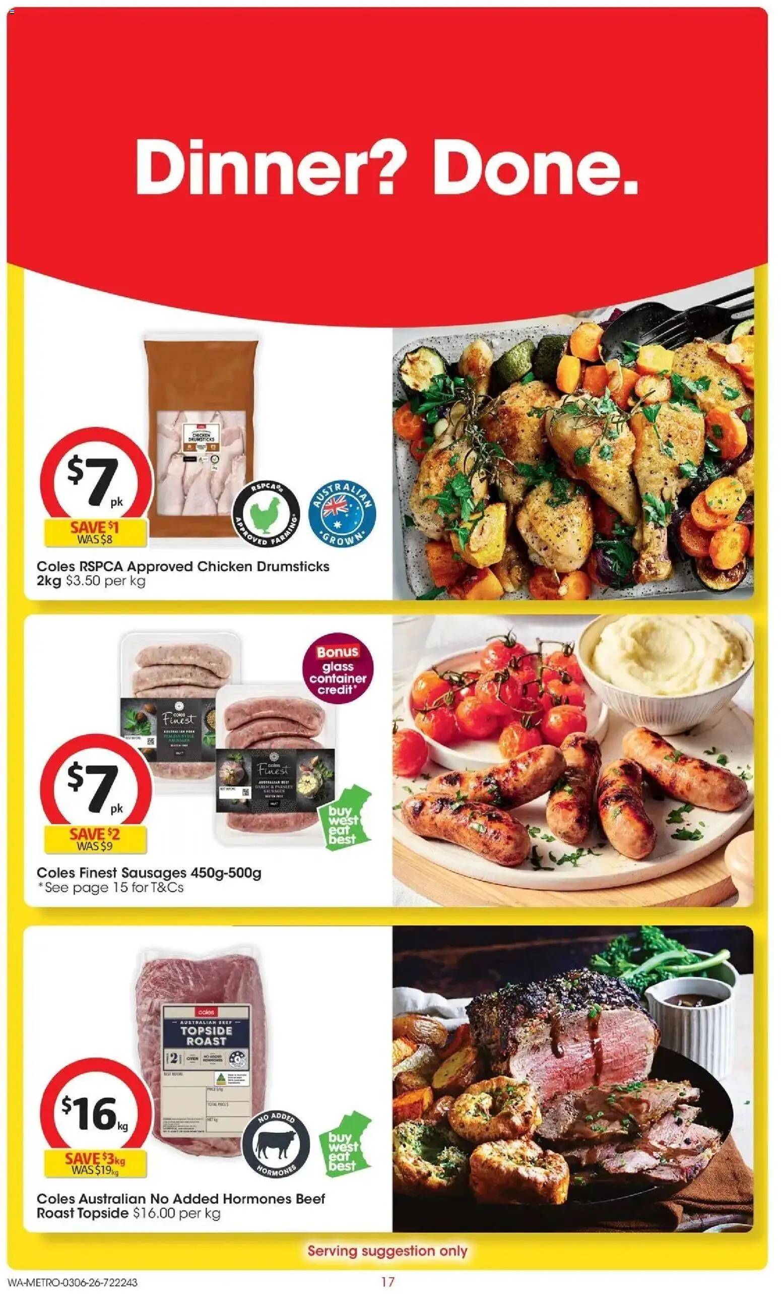 Coles catalogue - valid from 02.06.2026 | Page: 17 | Products: Chicken, Beef