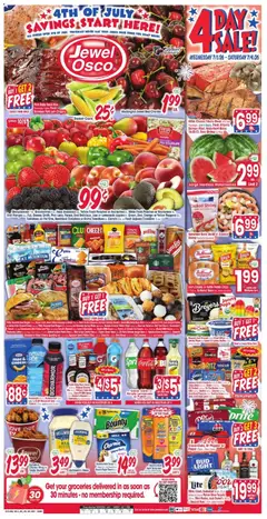 Preview of Jewel Osco weekly ads valid from 07/01/2026