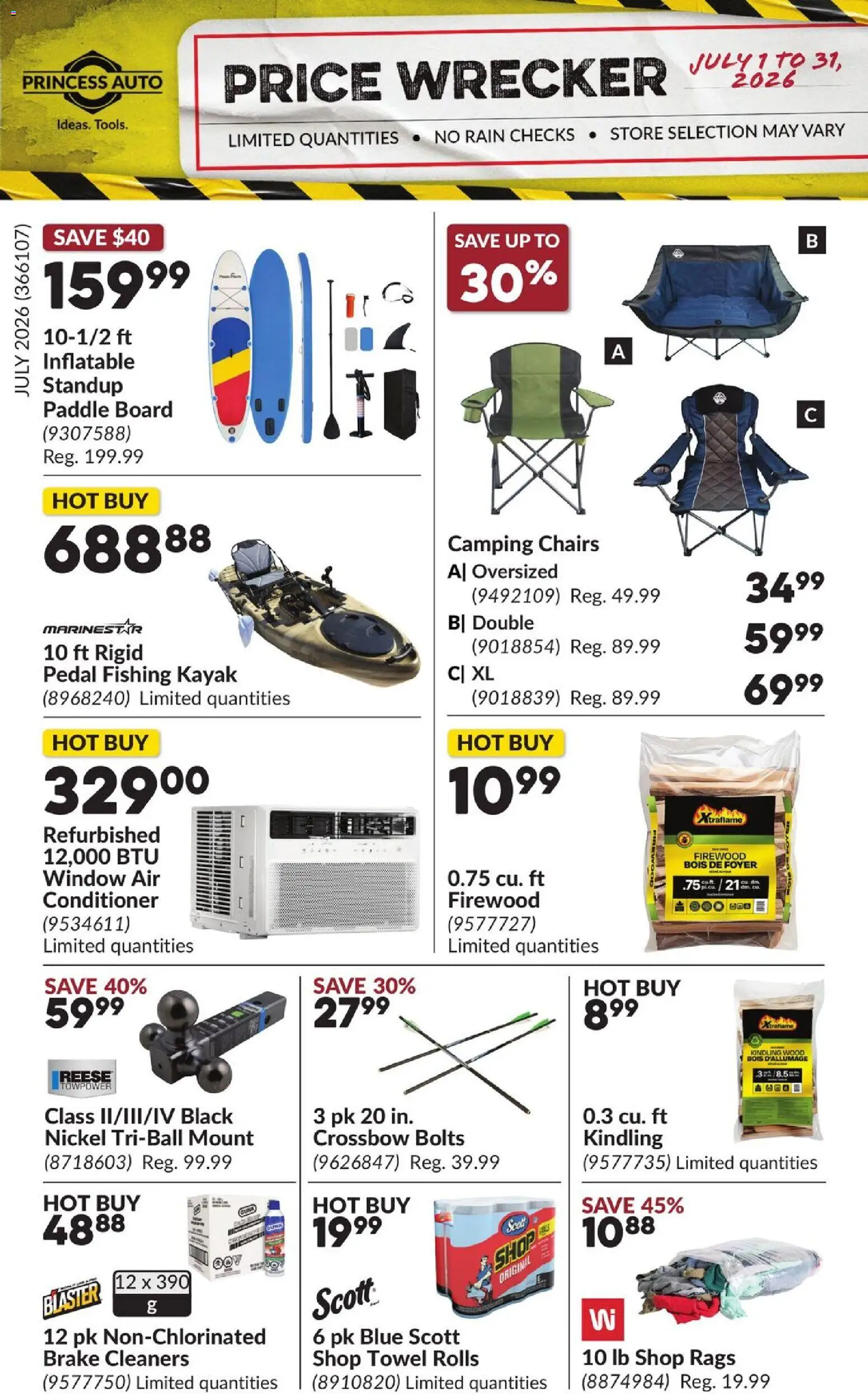 Princess Auto flyer from Jul 1, 2026 > online preview catalogue cover