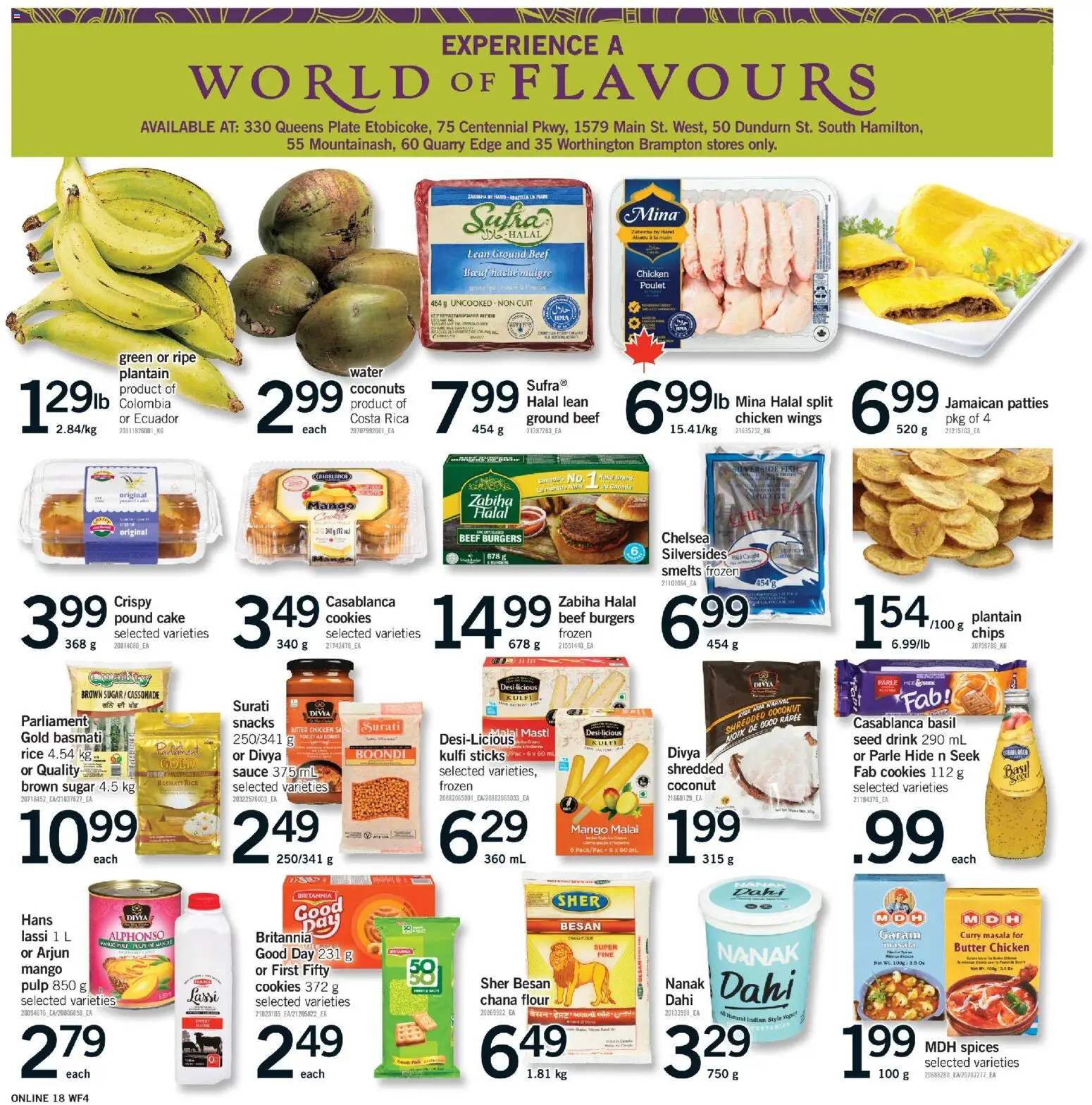 Fortinos flyer valid from 28.05.2026 | Page: 18 | Products: Rice, Beef, Cookies, Chicken