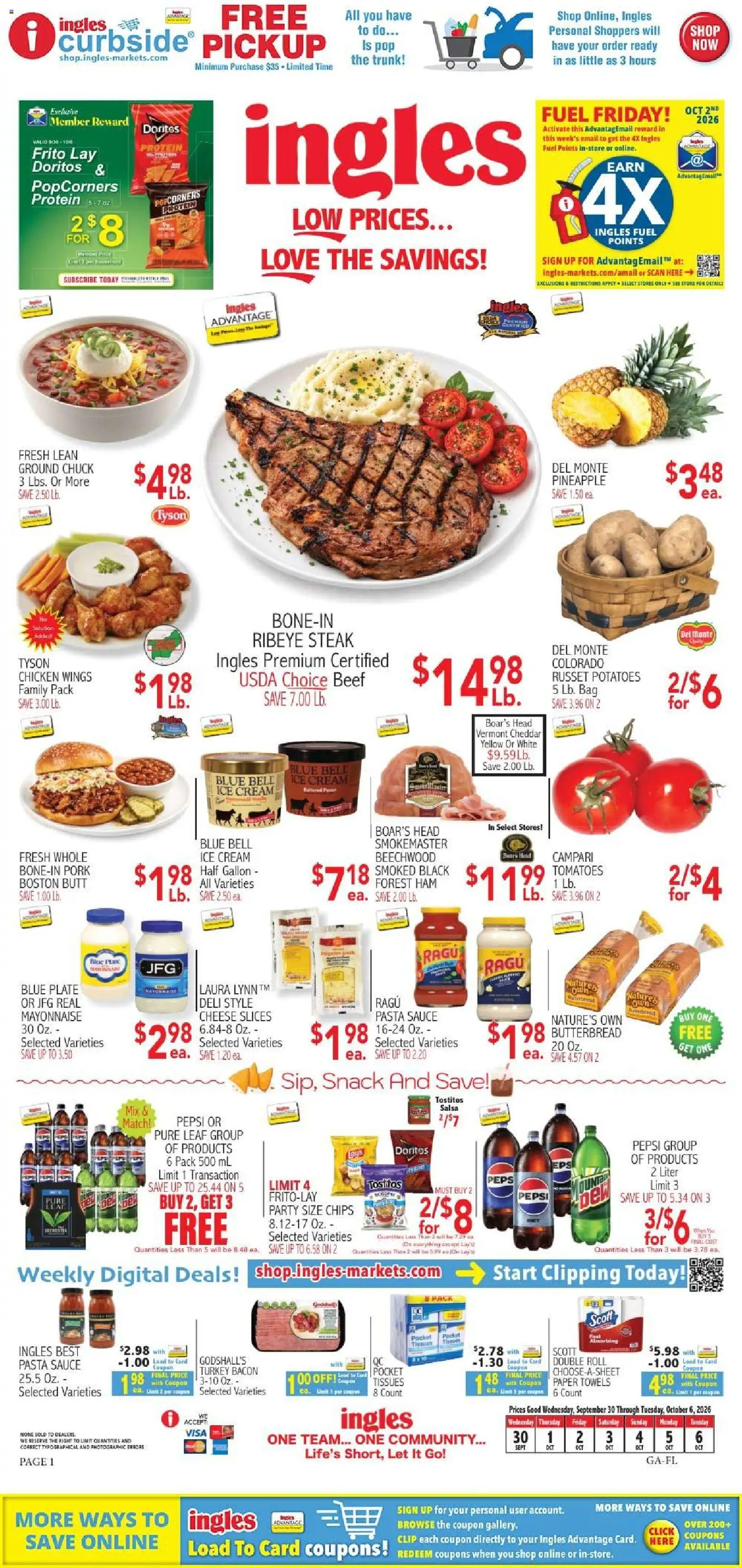 Ingles Weekly Ad - valid from 10/07/2026 | Page: 1