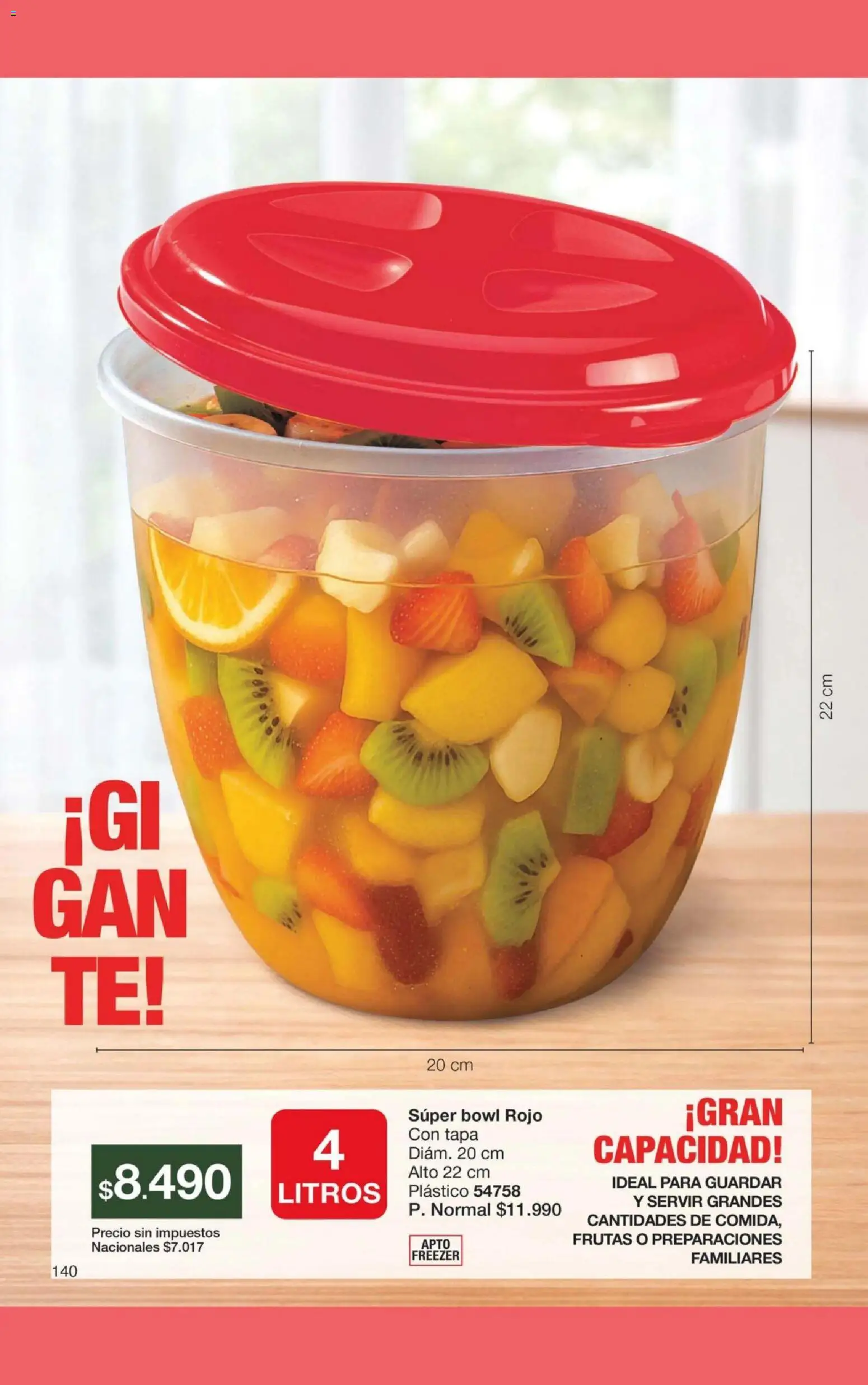 Gigot - CAMPAÑA 12 │ válido desde el 31/07/2026 | Página: 146 | Productos: Bowl, Freezer