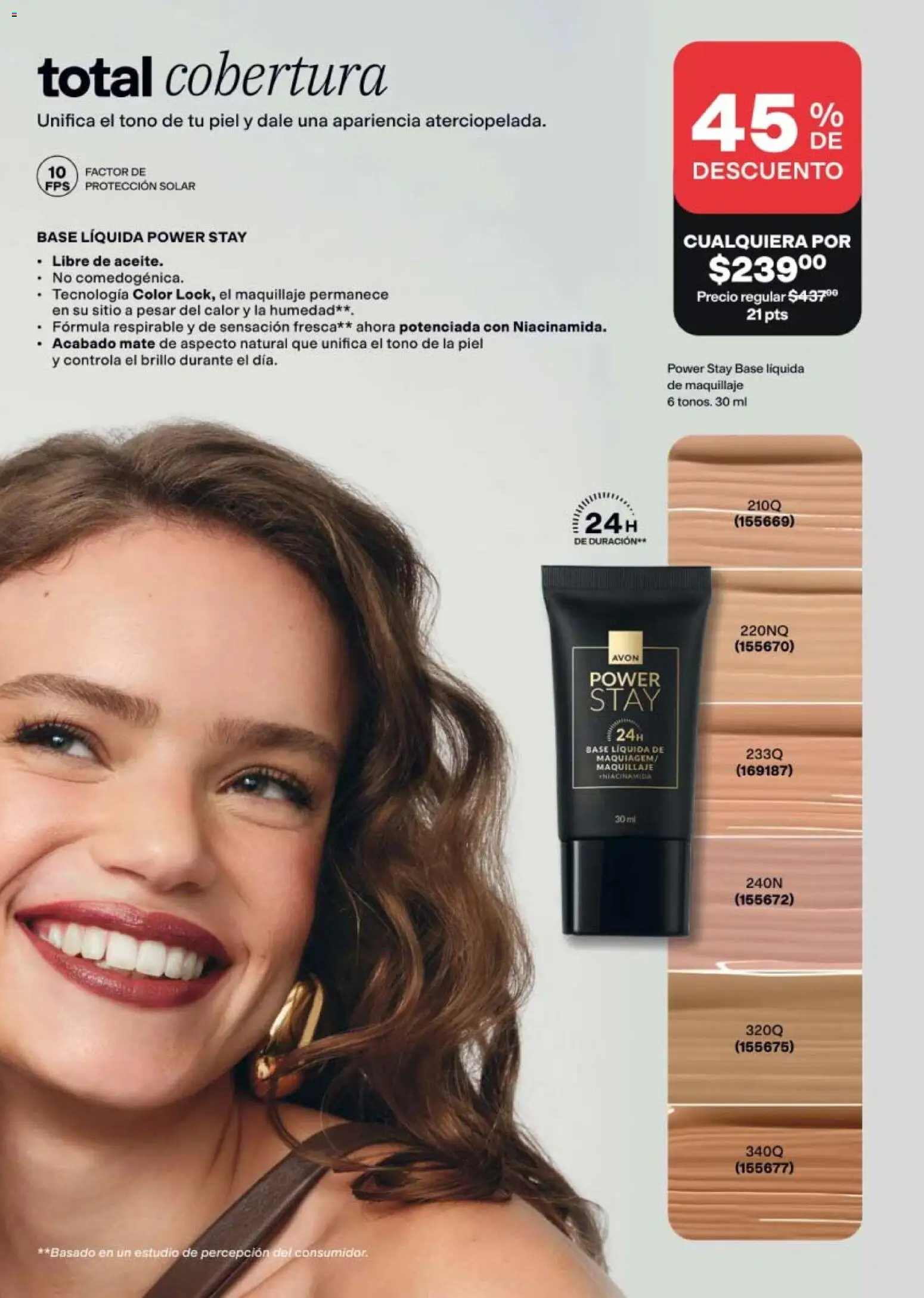 Nuevas ofertas de AVON válidas en toda la República Mexicana desde el 21/08/2026. ¡Encuentra las mejores ofertas en AVON campaña 13 2026! | Página: 33 | Productos: Brillo, Mate, Maquillaje